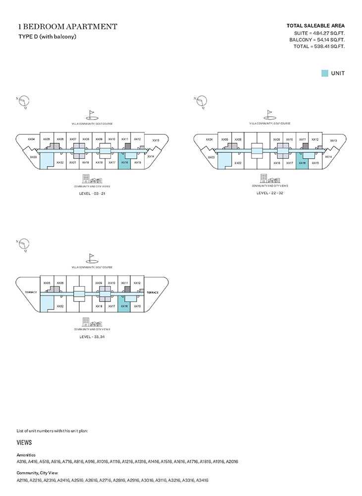 Type D - with Balcony